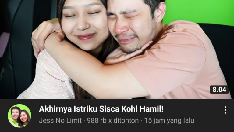 Selamat! Jess No Limit Terharu Ungkap Kehamilan Pertama Sisca Kohl